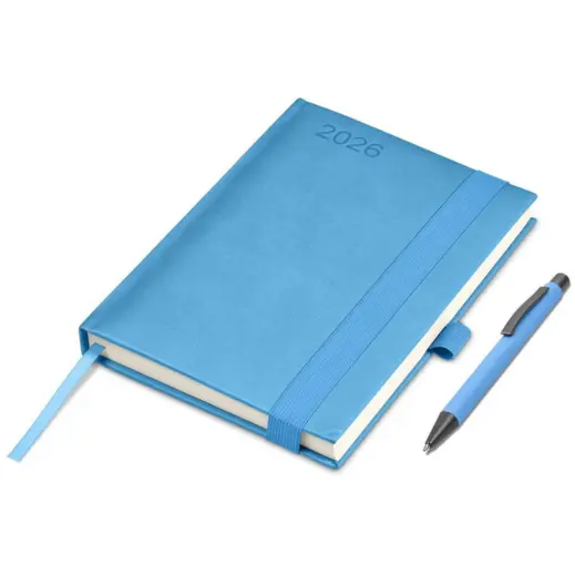 Altitude Advantage A5 2026 Diary & Omega Pen Set Cyan